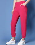 Women Pink Joggers Trousers