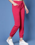 Women Pink Joggers Trousers