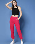 Women Pink Joggers Trousers