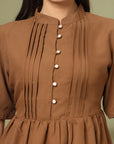 Solid Brown regular top