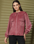 Women Open Front Jacket
