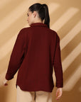 Women Fleece Open Front Jacket