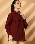 Women Fleece Open Front Jacket