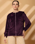 Women Open Front Jacket