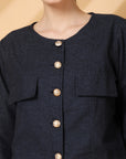 Long Sleeves Cotton Regular Jacket