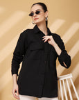 Women Fleece Open Front Jacket