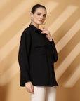 Women Fleece Open Front Jacket