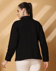 Women Fleece Open Front Jacket