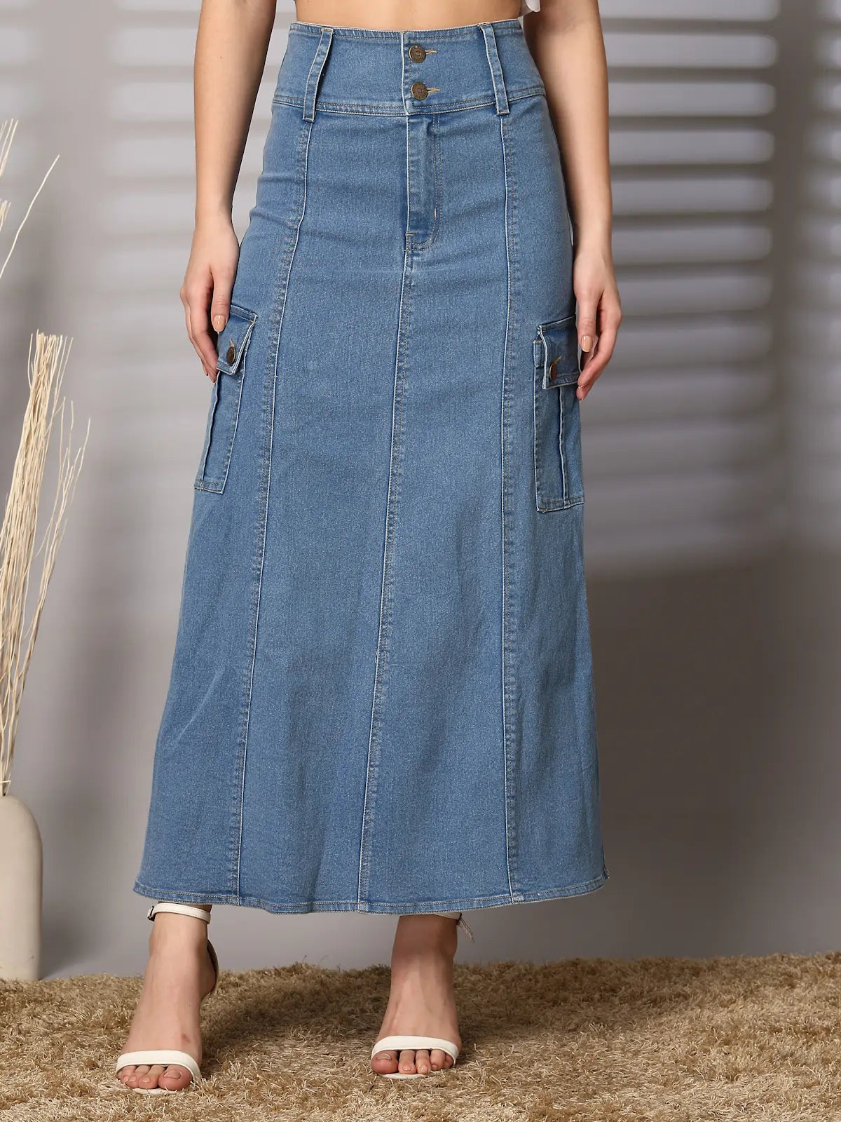 【CINOH】KNIT MAXI SKIRT CINOH/チノ 】KNIT MAXI SKIRT（ロング・マキシ丈スカート）｜Deuxieme