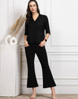 Women Mid Rise Bootcut Trousers