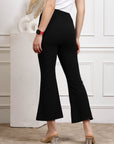 Women Mid Rise Bootcut Trousers