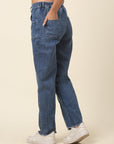 Women Blue Mid-Rise Stretchable Cotton Jeans