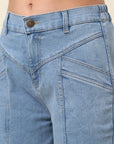 Women Blue Light Shade Stretchable Jeans