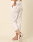 Women White Regular Fit, Mid-Rise Stretchable Cotton Jeans
