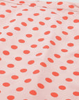 CINK Women Peach-coloured Orange Polka Dots A-Line Midi Skirt