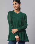 Georgette Longline Top