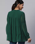 Georgette Longline Top