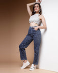 Women Blue Clean Look Light Fade Stretchable Jeans