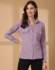 Women Opaque Casual Buttoned Top
