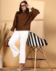 Women Opaque Casual Buttoned Top