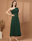 Women A-Line Midi Dress