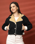 Women Fleece Open Front Jacket