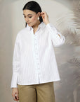 Women Standard Opaque Casual Buttoned Top