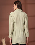 Women Standard Opaque Casual Buttoned Top