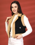 Women Fleece Open Front Jacket