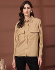 Women Opaque Casual Buttoned Top
