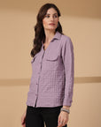 Women Opaque Casual Buttoned Top