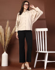 Women Opaque Casual Buttoned Top