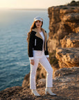 Women Fleece Open Front Jacket