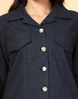 Women Open Front Jacket