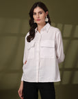 Women Opaque Casual Buttoned Top