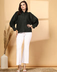 Women Opaque Casual Buttoned Top