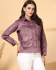 Women Open Front Jacket