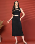 Women Sheath Midi Dress