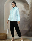 Women Standard Opaque Casual Buttoned Top
