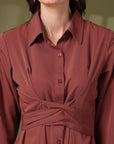 Women Opaque Casual Buttoned Top