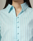 Women Standard Opaque Casual Buttoned Top