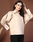 Women Opaque Casual Buttoned Top