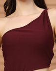 Women Sheath Midi Maroon Dress
