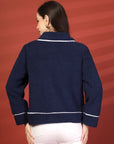 Women Fleece Open Front Jacket