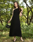 Women A-Line Midi Dress