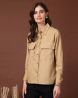 Women Opaque Casual Buttoned Top