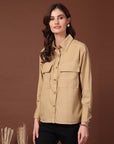 Women Opaque Casual Buttoned Top
