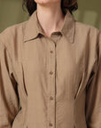 Women Standard Opaque Casual Buttoned Top