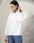Women Standard Opaque Casual Buttoned Top