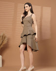 Women Ruffled Fit & Flare Dress